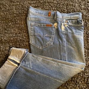 7 for All Mankind Cuffed Jeans